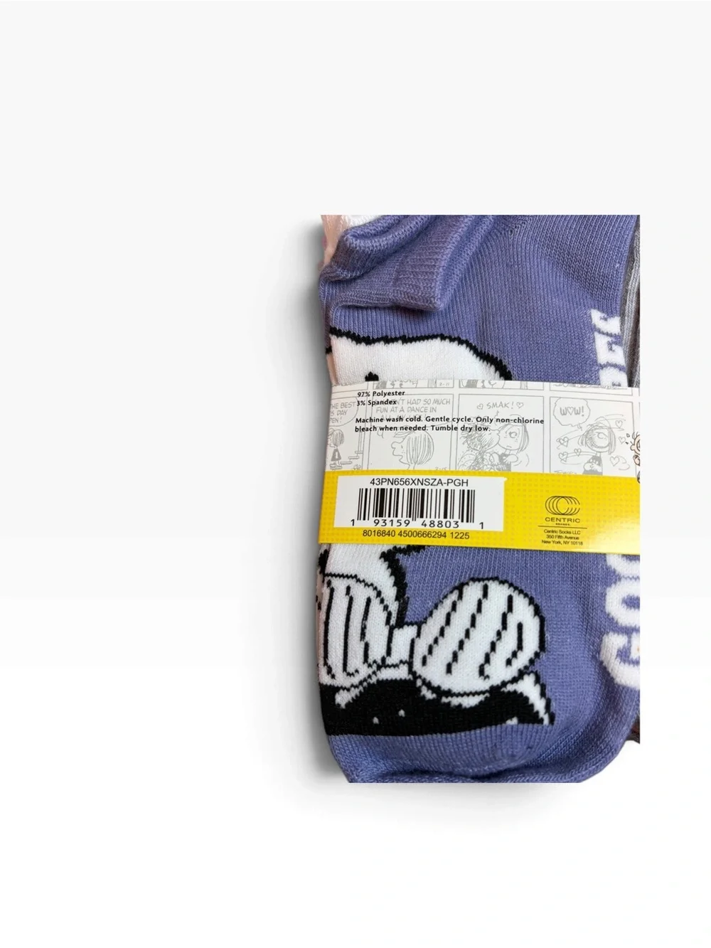 Peanuts Snoopy No-Show Socks 10 Pack Gray White Purple Floral